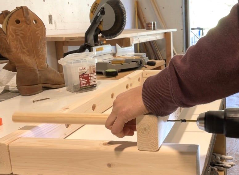 Diy welly boot on sale rack